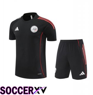 AFC Ajax kit Training T Shirt + Shorts Black 2025/2026