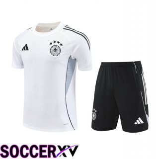Germany kit Training T Shirt + Shorts White 2025/2026