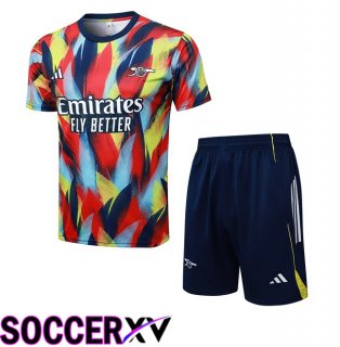 Arsenal kit Training T Shirt + Shorts Red Blue 2025/2026
