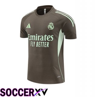 Real Madrid Training T Shirt Grey 2025/2026