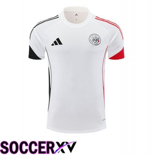 AFC Ajax Training T Shirt White 2025/2026