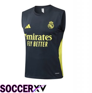 Real Madrid Gilet Soccer Grey 2025/2026