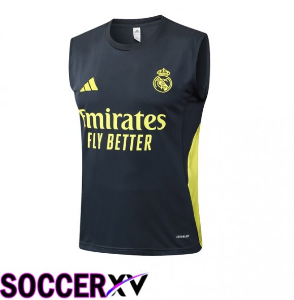 Real Madrid Gilet Soccer Grey 2025/2026