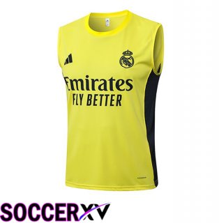 Real Madrid Gilet Soccer Yellow 2025/2026