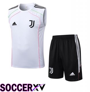 Juventus Gilet Soccer + Shorts White 2025/2026