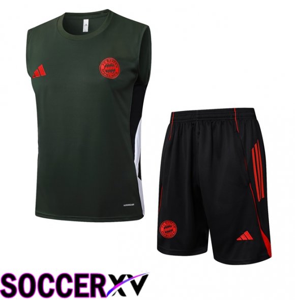 Bayern Munich Gilet Soccer + Shorts Green 2025/2026