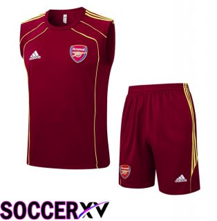 Arsenal Gilet Soccer + Shorts Red 2025/2026