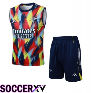 Arsenal Gilet Soccer + Shorts Red Blue 2025/2026