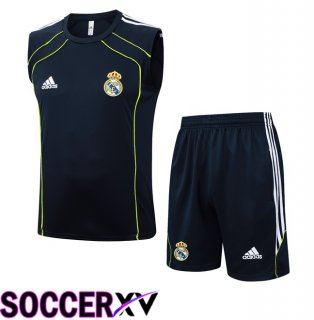 Real Madrid Gilet Soccer + Shorts Blue Royal 2025/2026