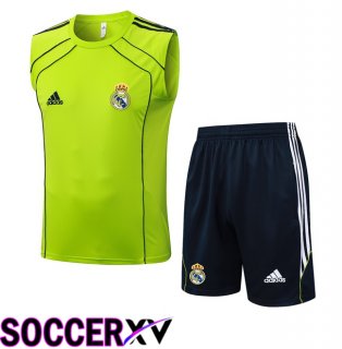 Real Madrid Gilet Soccer + Shorts Green 2025/2026