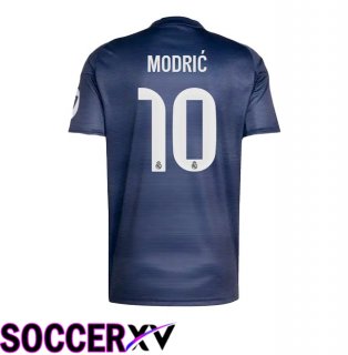 Real Madrid (Modrić 10) Away Soccer Jersey Blue Royal 2025/2026