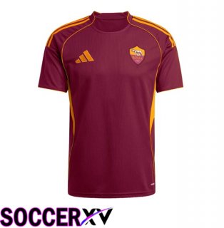 AS Rome Home Soccer Jersey Red 2025/2026