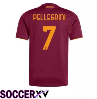 AS Rome (PELLEGRINI 7) Home Soccer Jersey Red 2025/2026