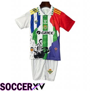 Real Betis Kids Soccer Jersey Special Edition Green White 2025 2026