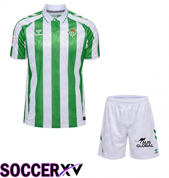 Real Betis Kids Home New Soccer Jersey 2024/2025