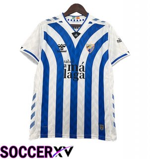 Malaga Soccer Jersey Special Edition White/Blue 2024/2025