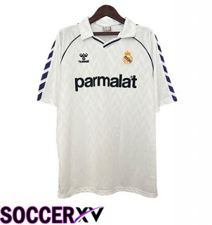 Real Madrid Retro Home Soccer Jersey 1988