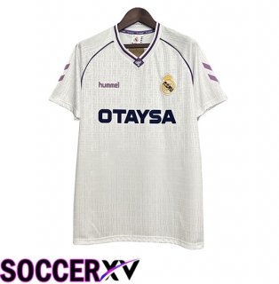 Real Madrid Retro Home Soccer Jersey 1990 1992