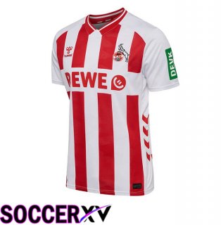 FC Koln Home Soccer Jersey Red White 2025/2026