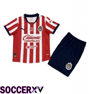 CD Guadalajara Kids Home Soccer Jersey 2024/2025