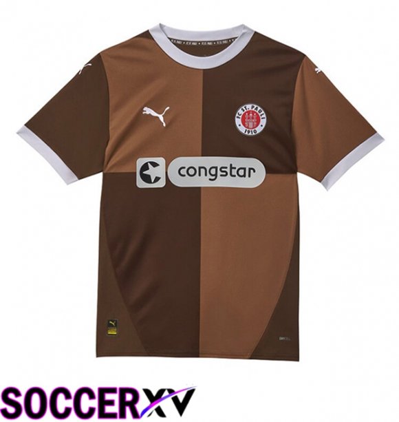 St Pauli Home Soccer Jersey 2024/2025