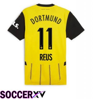 Dortmund BVB (Reus 11) Home Soccer Jersey Yellow 2024/2025