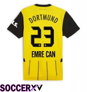 Dortmund BVB (Emre Can 23) Home Soccer Jersey Yellow 2024/2025