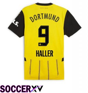 Dortmund BVB (Haller 9) Home Soccer Jersey Yellow 2024/2025