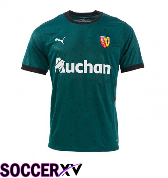 RC Lens Away Soccer Jersey Green 2024/2025