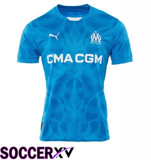 Marseille OM Goalkeeper Soccer Jersey Blue 2024/2025