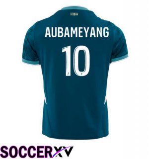 Marseille OM (AUBAMEYANG 10) Away Soccer Jersey Blue 2024/2025