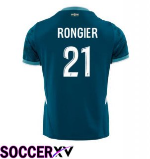 Marseille OM (RONGIER 21) Away Soccer Jersey Blue 2024/2025