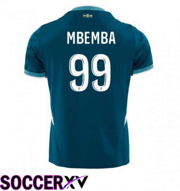 Marseille OM (MBEMBA 99) Away Soccer Jersey Blue 2024/2025