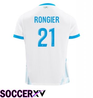 Marseille OM (RONGIER 21) Home Soccer Jersey White 2024/2025