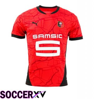 Stade Rennais Home Soccer Jersey Red 2024/2025