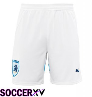 Marseille OM Home Soccer Shorts White 2024/2025