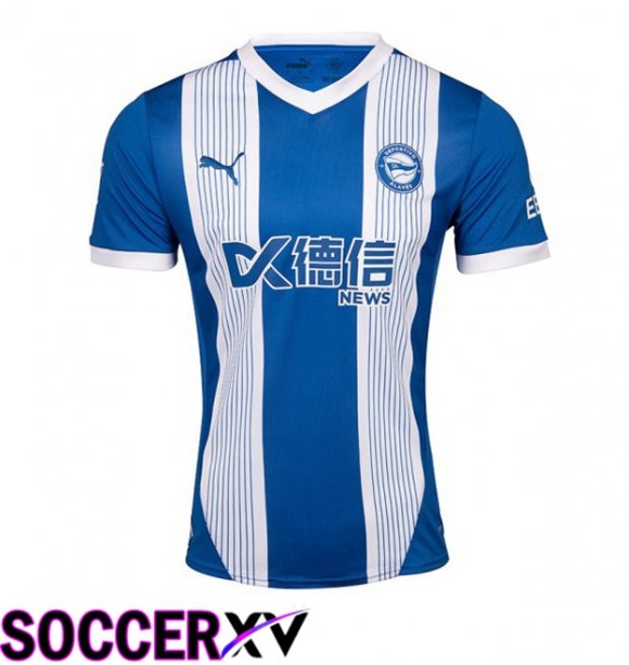 Deportivo Alaves Home Soccer Jersey Blue White 2024/2025