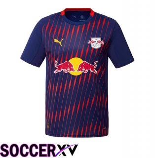 RB Leipzig Away Soccer Jersey Red Blue Royal 2025/2026
