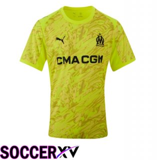Marseille OM Goalkeeper Soccer Jersey Yellow 2025/2026
