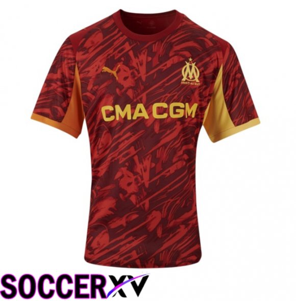 Marseille OM Goalkeeper Soccer Jersey Brown 2025/2026