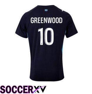 Marseille OM (GREENWOOD 10) Away Soccer Jersey Blue Royal 2025/2026