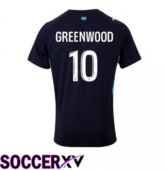 Marseille OM (GREENWOOD 10) Away Soccer Jersey Blue Royal 2025/2026