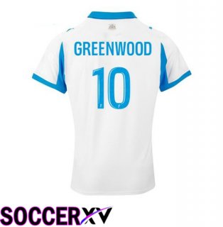 Marseille OM (GREENWOOD 10) Home Soccer Jersey White 2025/2026
