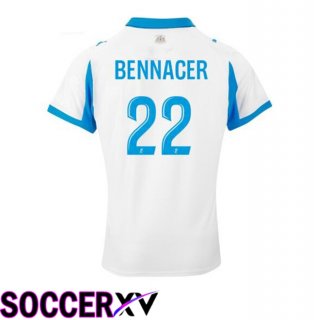 Marseille OM (BENNACER 22) Home Soccer Jersey White 2025/2026