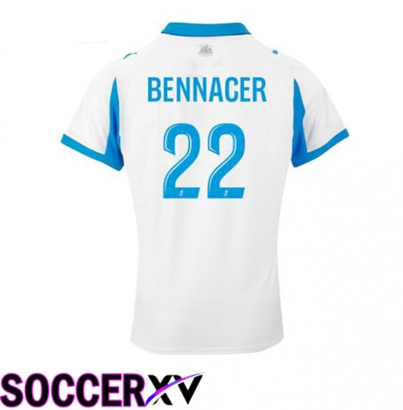 Marseille OM (BENNACER 22) Home Soccer Jersey White 2025/2026