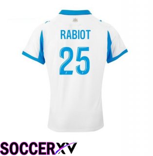 Marseille OM (RABIOT 25) Home Soccer Jersey White 2025/2026