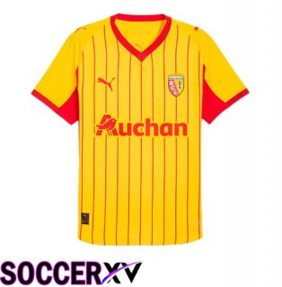 RC Lens Home Soccer Jersey Yellow 2025/2026
