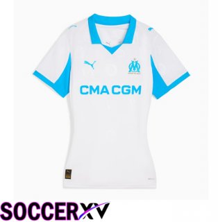 Marseille OM Women Home Soccer Jersey White 2025/2026