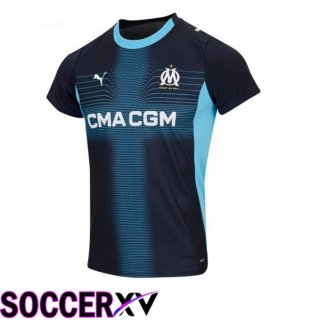 Marseille OM Women Away Soccer Jersey Blue Royal 2025/2026