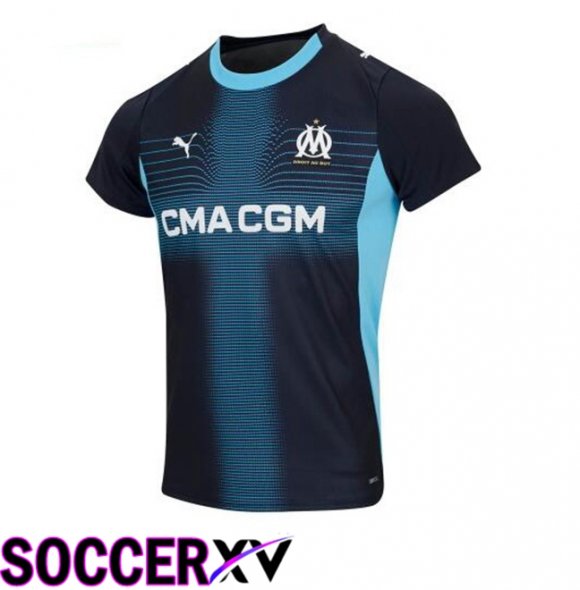 Marseille OM Women Away Soccer Jersey Blue Royal 2025/2026
